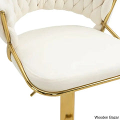 Christalo Swivel Upholstered Adjustable Height Counter And Bar Stool With Metal Frame (Set Of 2)