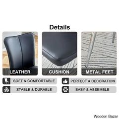 Clemency 4 Seater Glass Top Dining Set - Wooden Bazar