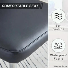 Clemency 4 Seater Glass Top Dining Set - Wooden Bazar