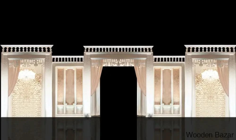 Colsen Modern Art Fiberglass Wedding Setup - Wooden Bazar