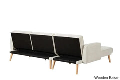 Convertible Sectional Sofa Sleeper Left Facing L-Shaped Counch For Living Room