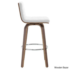 Corria Swivel Upholstered Counter & Bar Stool (Set Of 3)
