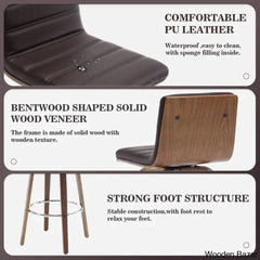 Corria Swivel Upholstered Counter & Bar Stool (Set Of 3)