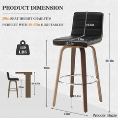 Corria Swivel Upholstered Counter & Bar Stool (Set Of 3)