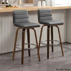 Corria Swivel Upholstered Counter & Bar Stool (Set Of 3)