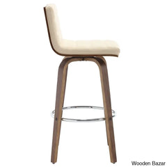 Corria Swivel Upholstered Counter & Bar Stool (Set Of 3)