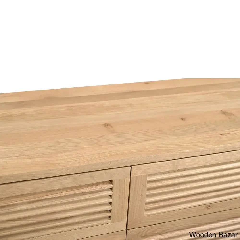 Crafted Comfort Teeda 6-Drawer Chest Spacious Elegant Storage With Timeless Design