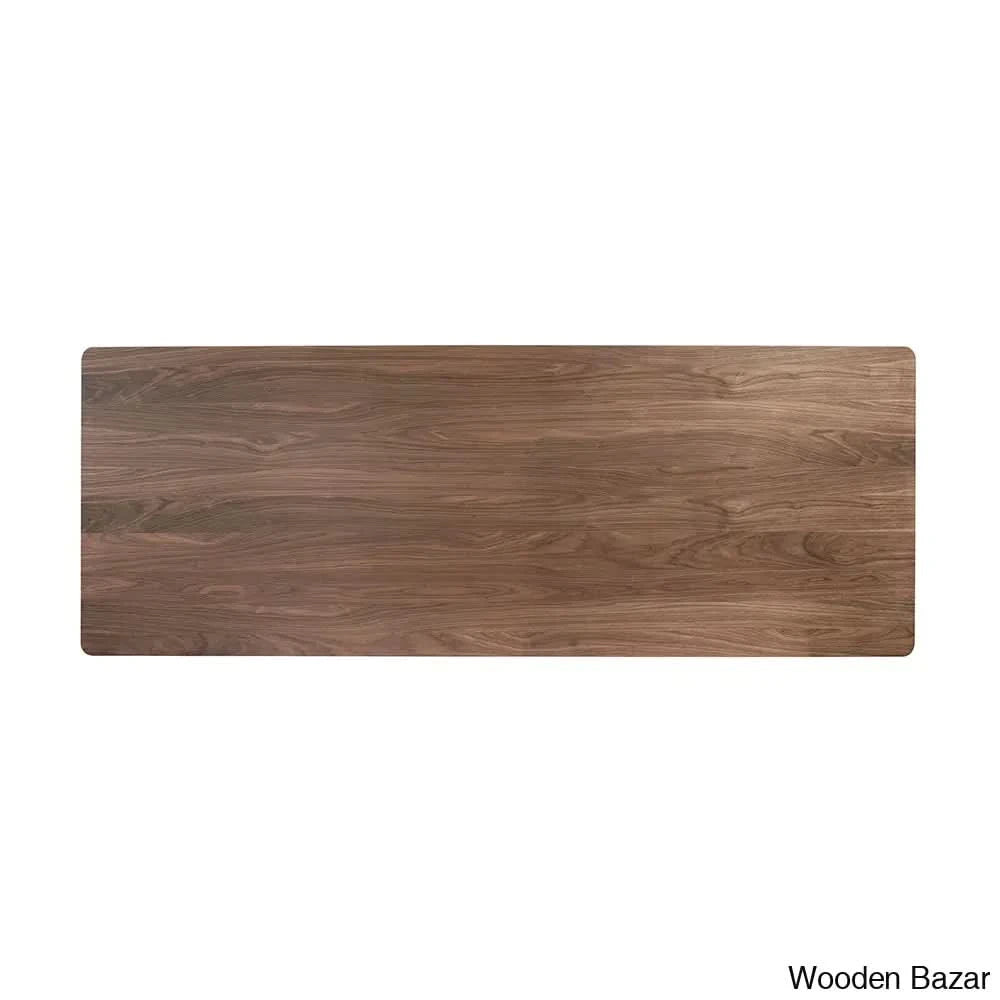 Crane Round Off Dining Table For Modern Spaces - Wooden Bazar