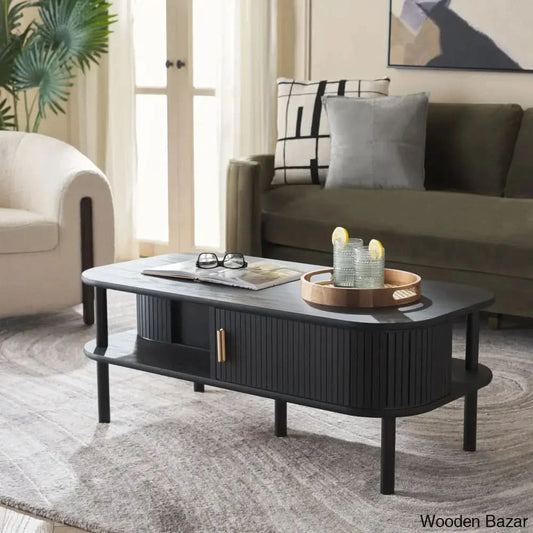 Culveir Coffee Table And Center Table Black