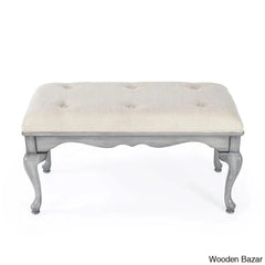 Daena Modern Grace Upholstered Bench - Wooden Bazar