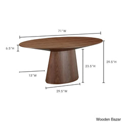 Dallin Oval Dining Table Timeless Design And Elegance