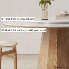 Darnell Luxury 4/6/8 Seater Pedestal Dining Set - Wooden Bazar