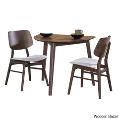 Daster Best 2 Seater Teak Wood Dining Set For Modern Homes
