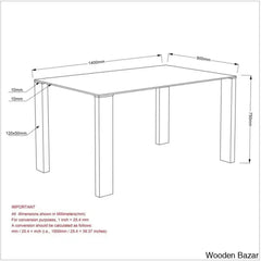 Denver 6 Seater Glass Top Dining Set