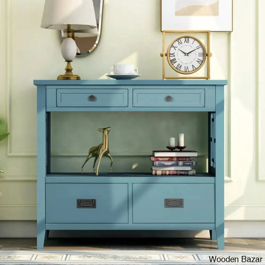 Accent End Table For Living Room - Console Table