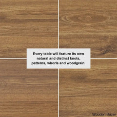 Devon Cozy 40’’ Round Wooden Dining Table Set With Blue Upholstered Chairs