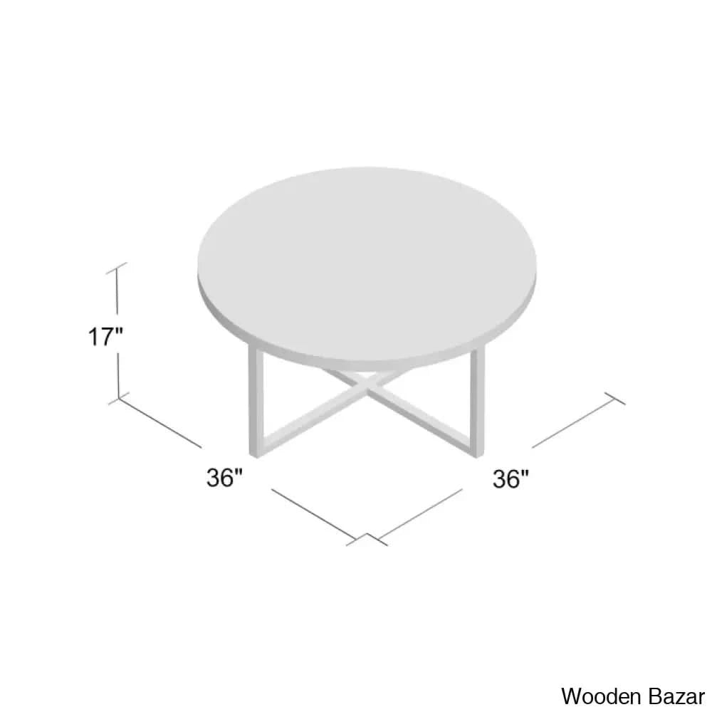 Dillwyn Solid Wood Top Coffee And Center Table