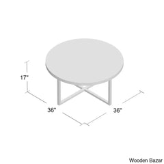 Dillwyn Solid Wood Top Coffee And Center Table