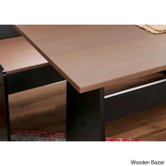 Dragon 5 Seater Corner Pine Breakfast Nook With Hidden Storage