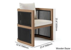 Duff 6 Seater Outdoor Dining Set For With Rectangle Table & Rope Woven Armchair In Natural