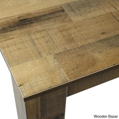 Dunstan Stylish 4 Seater Dining Table Set - Wooden Bazar