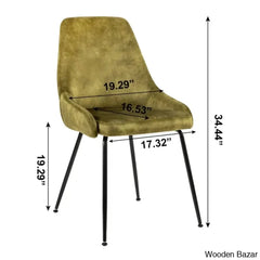 Dunstan Stylish 4 Seater Dining Table Set - Wooden Bazar