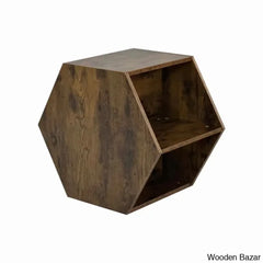 Eba Hexagonal Coffee And Center Table Side Nightstand