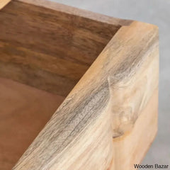 Edison Solid Wood Dabina Chest Of Drawers - Wooden Bazar