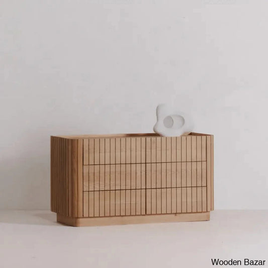 Ele Beautifully Designed 6-Drawer Chest Elegant And Spacious Storage For Modern Interiors