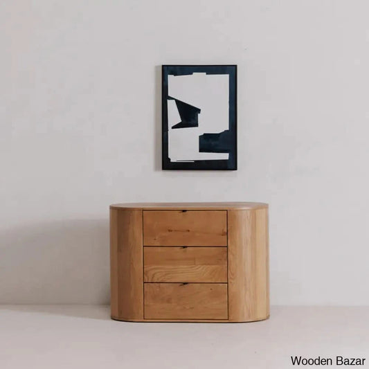 Ellis Contemporary Classics Theo 3-Drawer Chest With Stylish And Functional Storage For Modern