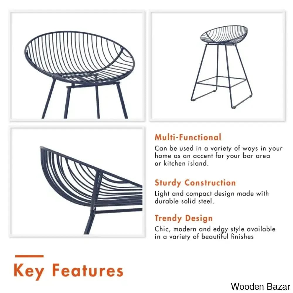 Ellisa Swivel 25āā Counter And Bar Stool