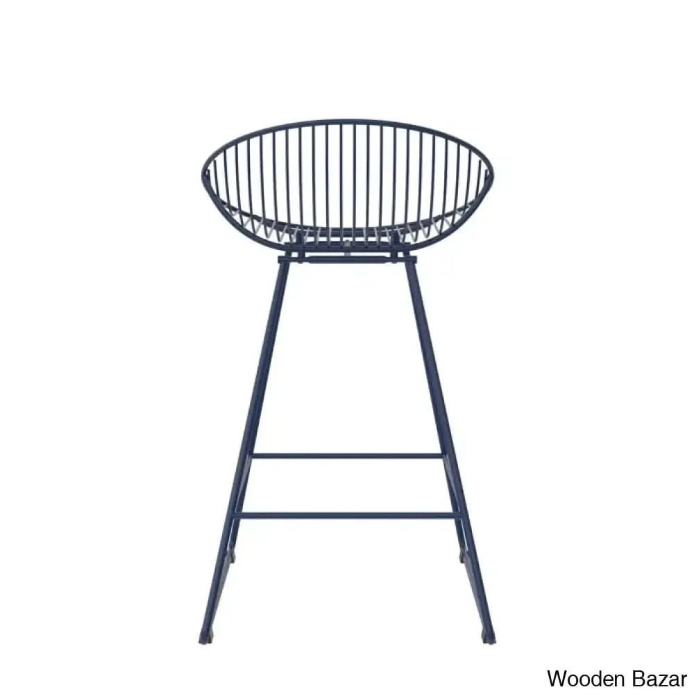 Ellisa Swivel 25āā Counter And Bar Stool Blue