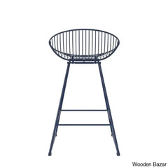 Ellisa Swivel 25āā Counter And Bar Stool Blue