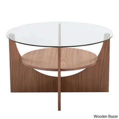 Ensca Glass Top Coffee And Center Table