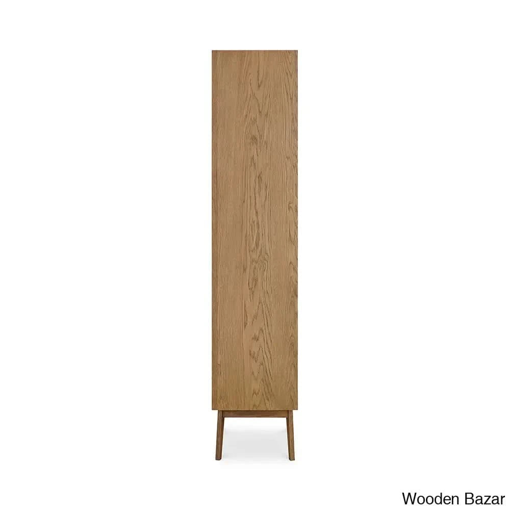 Ethelred Crafted Comfort Charlton Tall Cabinet Wardrobe - Wooden Bazar