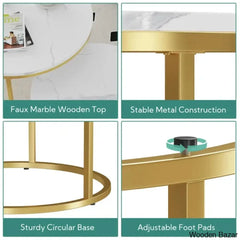 Ewerly Round Nesting Coffee And Center Table