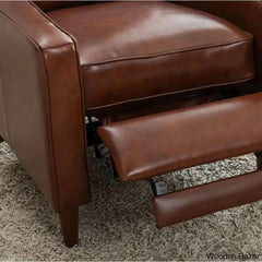 extra wide leather recliner