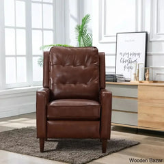 extra wide leather recliner