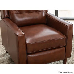 extra wide leather recliner
