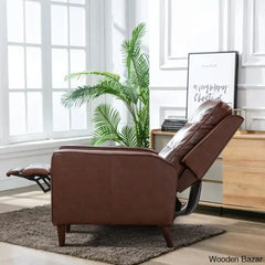 extra wide leather recliner
