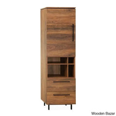 Falkner Modern Solid Wood Roswell Storage Cabinet - Wooden Bazar