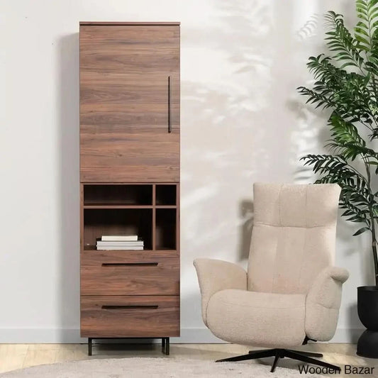 Falkner Modern Solid Wood Roswell Storage Cabinet - Wooden Bazar