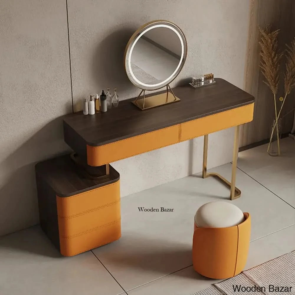 Falonda Vanity Dressing Table With Mirror And Stool