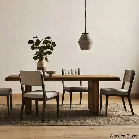 Fisk Dining Table With A Striking Natural Finish