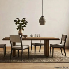Fisk Dining Table With A Striking Natural Finish
