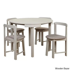Fleetwood Modern 4 Seater Dining Table Set - Wooden Bazar