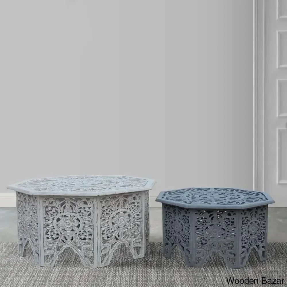 Folse 2 Piece Nesting Coffee And Center Tables