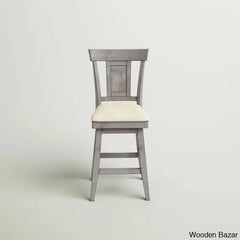 Fortvilleu Swivel Upholstered Counter And Bar Stool (Set Of 2)