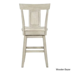 Fortvilleu Swivel Upholstered Counter And Bar Stool (Set Of 2)