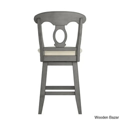 Fortvillez Swivel Upholstered Counter And Bar Stool